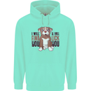 Pitbull I Will Find and Lick You Funny Childrens Kids Hoodie Peppermint