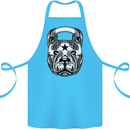 Pitbull Kettlebell Gym Training Top Workout Cotton Apron 100% Organic Turquoise