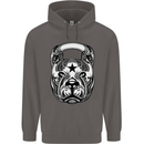 Pitbull Kettlebell Gym Training Top Workout Mens 80% Cotton Hoodie Charcoal