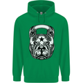 Pitbull Kettlebell Gym Training Top Workout Mens 80% Cotton Hoodie Irish Green