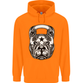 Pitbull Kettlebell Gym Training Top Workout Mens 80% Cotton Hoodie Orange