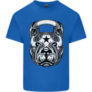 Pitbull Kettlebell Gym Training Top Workout Mens Cotton T-Shirt Tee Top Royal Blue