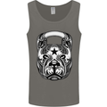 Pitbull Kettlebell Gym Training Top Workout Mens Vest Tank Top Charcoal