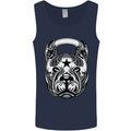 Pitbull Kettlebell Gym Training Top Workout Mens Vest Tank Top Navy Blue