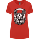 Pitbull Kettlebell Gym Training Top Workout Womens Wider Cut T-Shirt Red