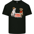 Pitbull Lovers Funny Dog Valentine's Day Mens Cotton T-Shirt Tee Top Black