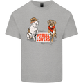 Pitbull Lovers Funny Dog Valentine's Day Mens Cotton T-Shirt Tee Top Sports Grey