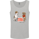 Pitbull Lovers Funny Dog Valentine's Day Mens Vest Tank Top Sports Grey