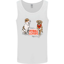 Pitbull Lovers Funny Dog Valentine's Day Mens Vest Tank Top White
