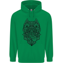 Pitbull Mandala Art Dog Lover Childrens Kids Hoodie Irish Green