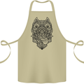 Pitbull Mandala Art Dog Lover Cotton Apron 100% Organic Khaki