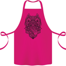 Pitbull Mandala Art Dog Lover Cotton Apron 100% Organic Pink