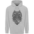 Pitbull Mandala Art Dog Lover Mens 80% Cotton Hoodie Sports Grey
