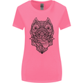 Pitbull Mandala Art Dog Lover Womens Wider Cut T-Shirt Azalea