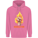 Pixelated Revolution Anarchy Anarchist 99% Mens 80% Cotton Hoodie Azelea