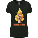 Pixelated Revolution Anarchy Anarchist 99% Womens Wider Cut T-Shirt Black