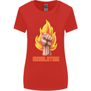 Pixelated Revolution Anarchy Anarchist 99% Womens Wider Cut T-Shirt Red