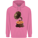 Pizza Gramophone Vinyl Records Turntable DJ Childrens Kids Hoodie Azalea