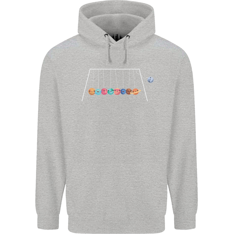 Planets Game Astronomy Space Funny Universe Childrens Kids Hoodie Sports Grey