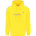 Planets Game Astronomy Space Funny Universe Childrens Kids Hoodie Yellow