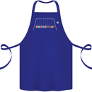 Planets Game Astronomy Space Funny Universe Cotton Apron 100% Organic Royal Blue