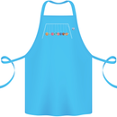 Planets Game Astronomy Space Funny Universe Cotton Apron 100% Organic Turquoise