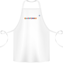 Planets Game Astronomy Space Funny Universe Cotton Apron 100% Organic White