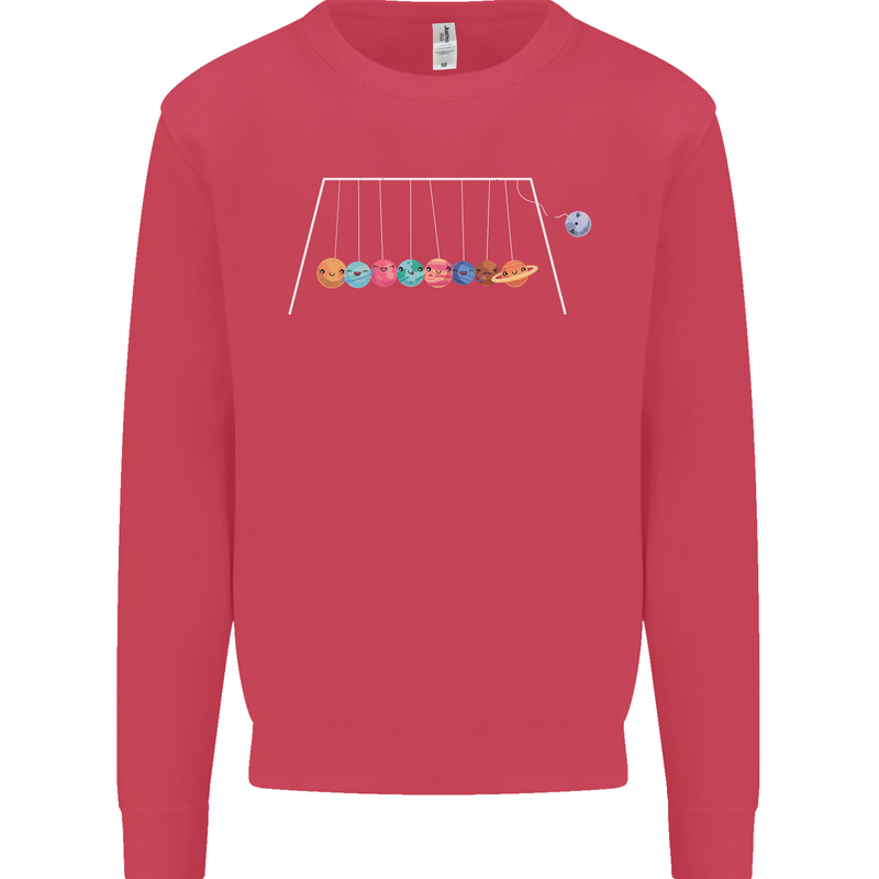 Planets Game Astronomy Space Funny Universe Kids Sweatshirt Jumper Heliconia