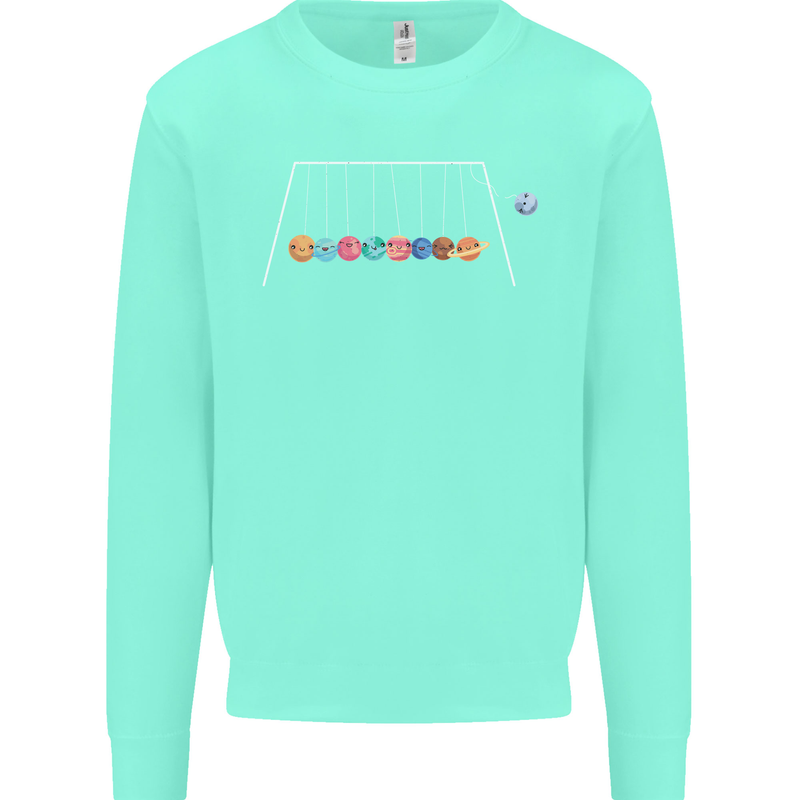 Planets Game Astronomy Space Funny Universe Kids Sweatshirt Jumper Peppermint
