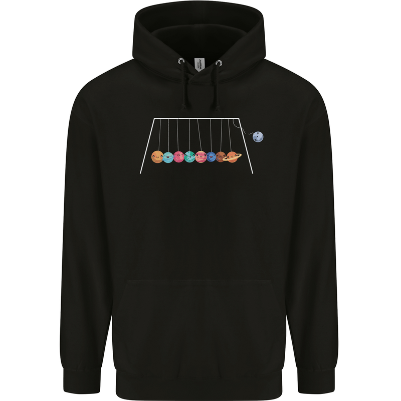 Planets Game Astronomy Space Funny Universe Mens 80% Cotton Hoodie Black