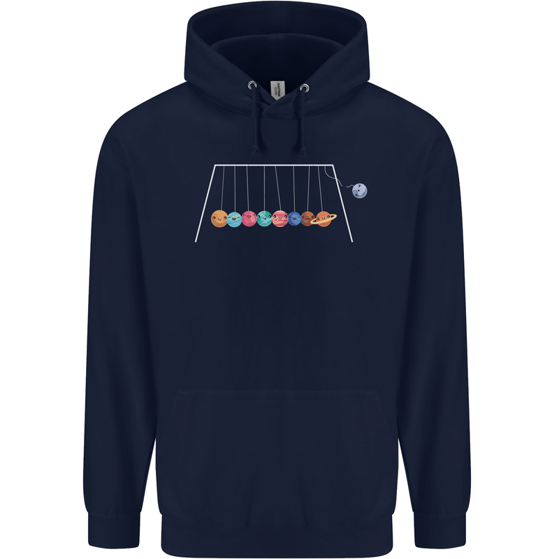 Planets Game Astronomy Space Funny Universe Mens 80% Cotton Hoodie Navy Blue