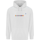 Planets Game Astronomy Space Funny Universe Mens 80% Cotton Hoodie White