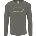 Planets Game Astronomy Space Funny Universe Mens Long Sleeve T-Shirt Charcoal
