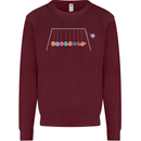 Planets Game Astronomy Space Funny Universe Mens Sweatshirt Jumper Maroon