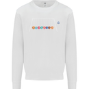 Planets Game Astronomy Space Funny Universe Mens Sweatshirt Jumper White