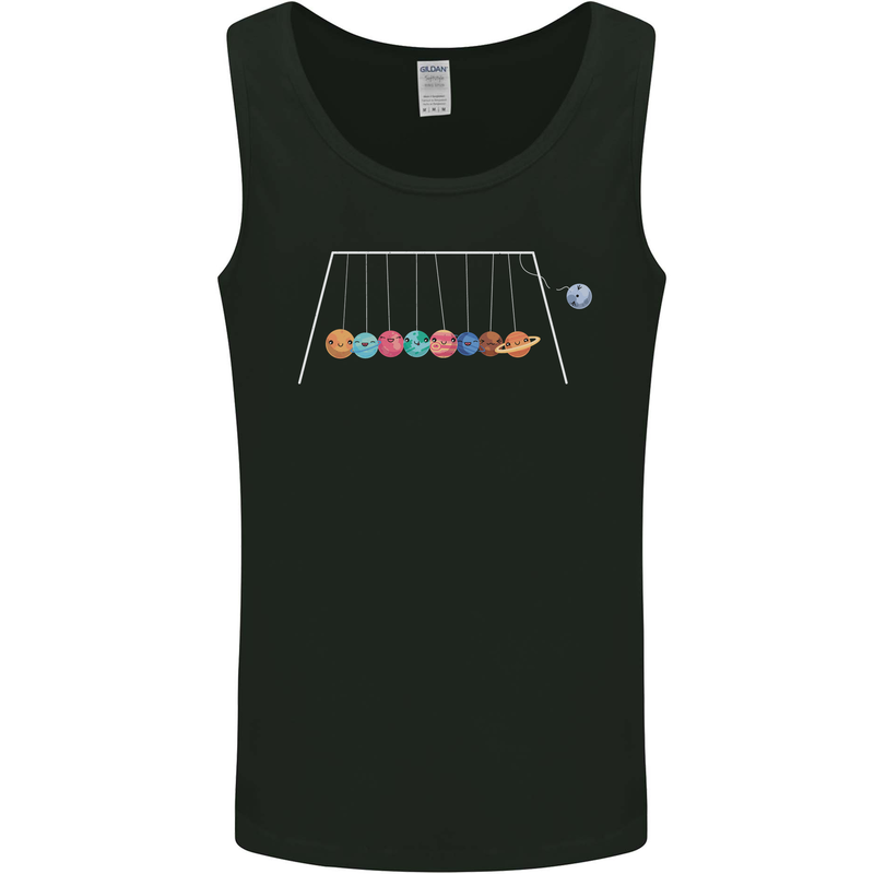 Planets Game Astronomy Space Funny Universe Mens Vest Tank Top Black