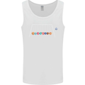 Planets Game Astronomy Space Funny Universe Mens Vest Tank Top White