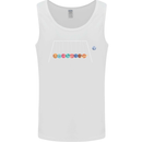 Planets Game Astronomy Space Funny Universe Mens Vest Tank Top White