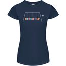 Planets Game Astronomy Space Funny Universe Womens Petite Cut T-Shirt Navy Blue