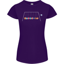 Planets Game Astronomy Space Funny Universe Womens Petite Cut T-Shirt Purple