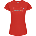 Planets Game Astronomy Space Funny Universe Womens Petite Cut T-Shirt Red