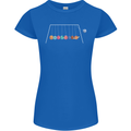 Planets Game Astronomy Space Funny Universe Womens Petite Cut T-Shirt Royal Blue