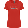 Planets Game Astronomy Space Funny Universe Womens Wider Cut T-Shirt Red