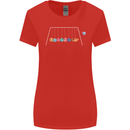 Planets Game Astronomy Space Funny Universe Womens Wider Cut T-Shirt Red