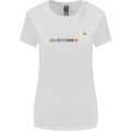 Planets Game Astronomy Space Funny Universe Womens Wider Cut T-Shirt White