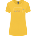 Planets Game Astronomy Space Funny Universe Womens Wider Cut T-Shirt Yellow