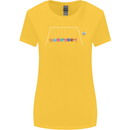 Planets Game Astronomy Space Funny Universe Womens Wider Cut T-Shirt Yellow