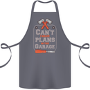 Plans In the Garage Carpenter DIY Tradesman Cotton Apron 100% Organic Steel