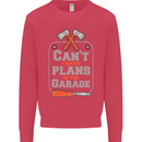 Plans In the Garage Carpenter DIY Tradesman Kids Sweatshirt Jumper Heliconia