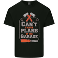 Plans In the Garage Carpenter DIY Tradesman Mens Cotton T-Shirt Tee Top Black